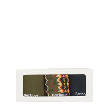 Barbour Case Sock Gift Set Classic Tartan