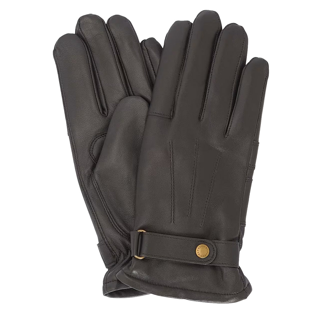 Barbour Cassidy Leather Glove Brown - Parasol Store