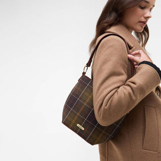 Barbour Cedar Tartan Bucket Bag Classic Tartan - Parasol Store