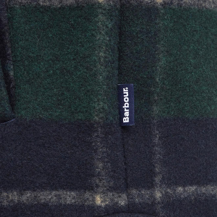 Barbour Chapter Tailored Check Overshirt Green Loch Tartan - Parasol Store
