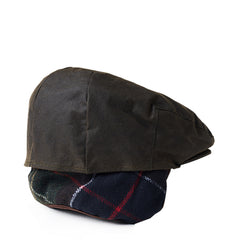 Barbour Cheviot Tartan Cap Olive - Parasol Store
