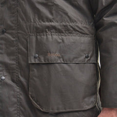 Barbour Classic Durham Waxed Jacket Olive - Parasol Store