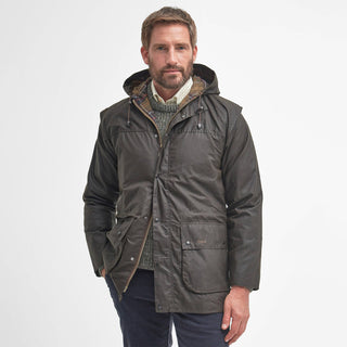 Barbour Classic Durham Waxed Jacket Olive