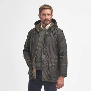 Barbour Classic Durham Waxed Jacket Olive