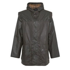 Barbour Classic Durham Waxed Jacket Olive - Parasol Store