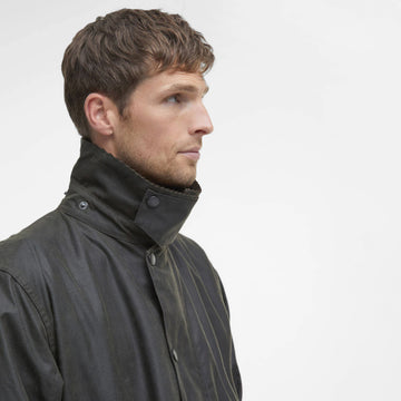 Barbour Classic Northumbria Wax Jacket Olive