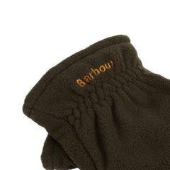 Barbour Coalford Fleece Gloves Dark Olive - Parasol Store