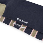 Barbour Colour Block Socks Gift Set Navy / Olive / Pink - Parasol Store
