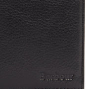 Barbour Colwell Leather Billfold Wallet Black/Classic - Parasol Store