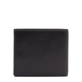 Barbour Colwell Leather Billfold Wallet Black/Classic - Parasol Store