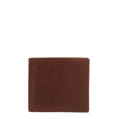 Barbour Colwell Leather Billfold Wallet Brown/Classic - Parasol Store