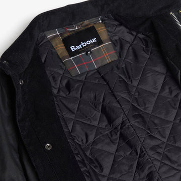 Barbour Corbridge Waxed Jacket Black/Classic