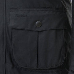 Barbour Corbridge Waxed Jacket Black/Classic - Parasol Store