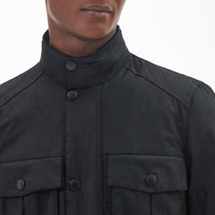 Barbour Corbridge Waxed Jacket Black/Classic - Parasol Store