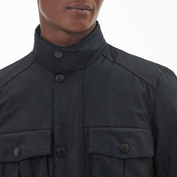 Barbour Corbridge Waxed Jacket Black/Classic