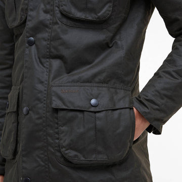 Barbour Corbridge Waxed Jacket Olive - Parasol Store