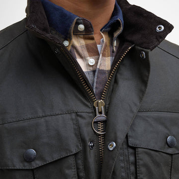 Barbour Corbridge Waxed Jacket Olive - Parasol Store