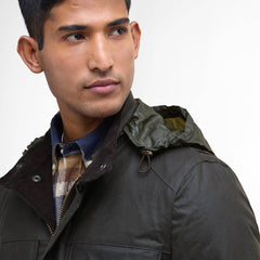 Barbour Corbridge Waxed Jacket Olive - Parasol Store