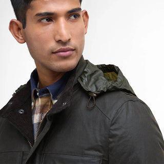 Barbour Corbridge Waxed Jacket Olive - Parasol Store