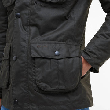 Barbour Corbridge Waxed Jacket Olive - Parasol Store