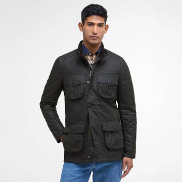 Barbour Corbridge Waxed Jacket Olive - Parasol Store