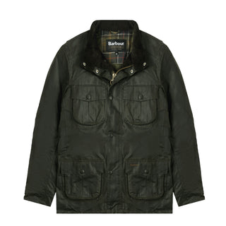Barbour Corbridge Waxed Jacket Olive - Parasol Store