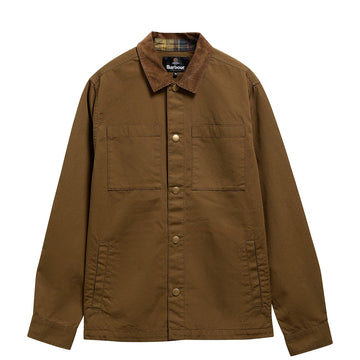 Barbour Cord Collar Twill Overshirt Beech