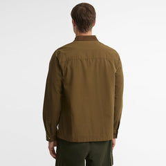 Barbour Cord Collar Twill Overshirt Beech