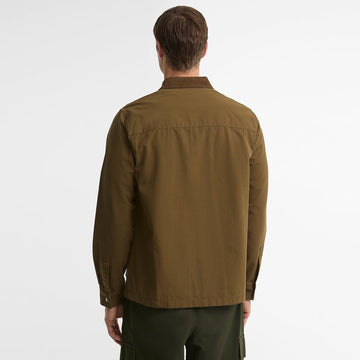 Barbour Cord Collar Twill Overshirt Beech