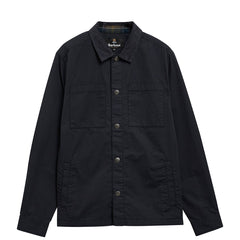 Barbour Cord Collar Twill Overshirt Dark Navy