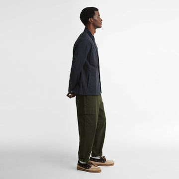 Barbour Cord Collar Twill Overshirt Dark Navy