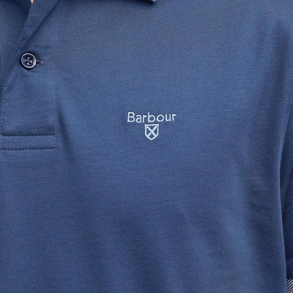 Barbour Cornsay Polo Shirt Dark Denim - Parasol Store