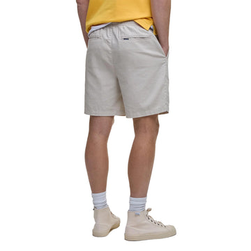 Barbour Cotton Linen Relaxed Short Mist - Parasol Store
