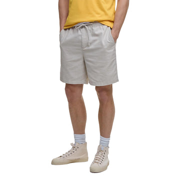 Barbour Cotton Linen Relaxed Short Mist - Parasol Store