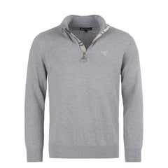 Barbour Cotton Quarter - Zip Jumper Grey Marl