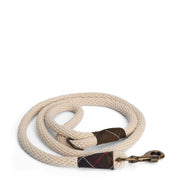 Barbour Cotton Rope Dog Lead Natural/Classic
