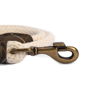 Barbour Cotton Rope Dog Lead Natural/Classic