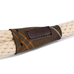 Barbour Cotton Rope Dog Lead Natural/Classic - Parasol Store