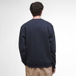 Barbour Cragwell Relaxed Crew Neck Sweatshirt Dark Navy - Parasol Store