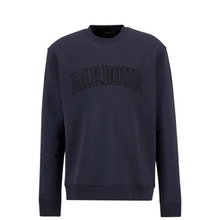 Barbour Cragwell Relaxed Crew Neck Sweatshirt Dark Navy - Parasol Store