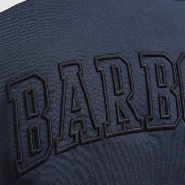 Barbour Cragwell Relaxed Half Zip Sweatshirt Dark Navy - Parasol Store