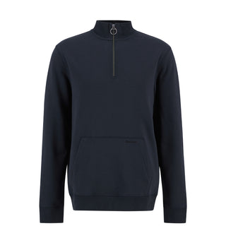 Barbour Cragwell Relaxed Half Zip Sweatshirt Dark Navy - Parasol Store