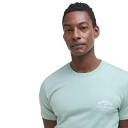 Barbour Cranmer Logo T-Shirt Pale Apple - Parasol Store