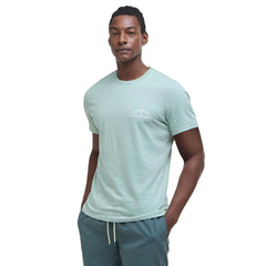 Barbour Cranmer Logo T-Shirt Pale Apple - Parasol Store