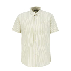 Barbour Cresswell Seersucker Summer Fit Shirt Sea Green