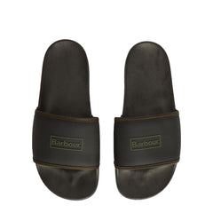 Barbour Cresswell Slider Black - Parasol Store