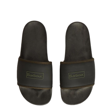 Barbour Cresswell Slider Black - Parasol Store