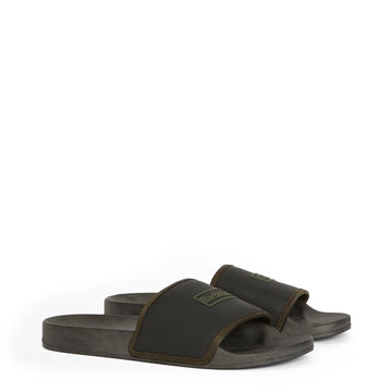 Barbour Cresswell Slider Black - Parasol Store