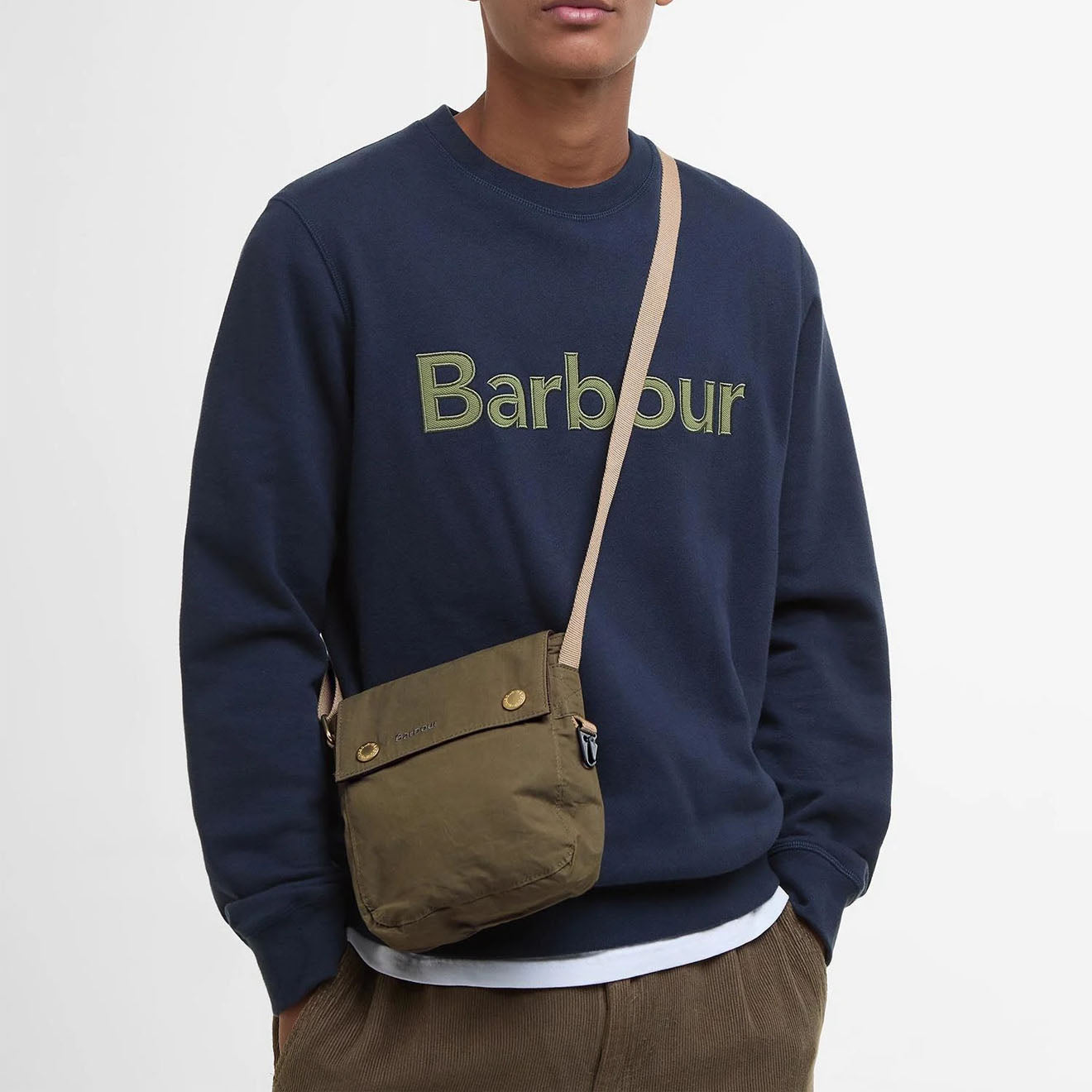 Barbour Crossbody Bag Dusky Green - Parasol Store