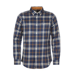 Barbour Crossfell Tailored Checked Shirt Blue - Parasol Store